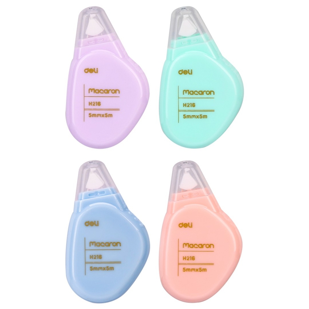 Корректирующая лента в роллере, 5 мм х 5 м, Macaron