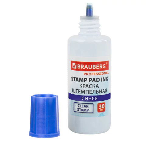 Краска штемпельная BRAUBERG PROFESSIONAL