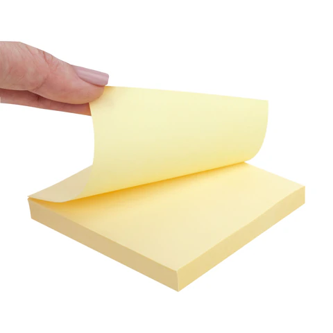 Блок самоклеящийся (стикеры) STAFF 76х76 мм, 100 листов