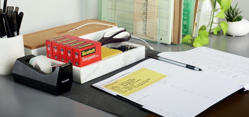 Настольный диспенсер для скотча, 19x3 мм/м