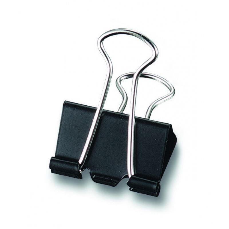 Зажим для бумаги Maped, 32 мм, черный