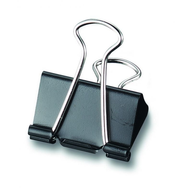 Зажим для бумаги Maped, 51 мм, черный