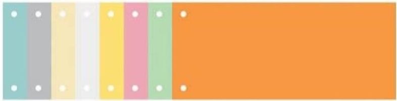 Разделитель для документов картонный, ассорти