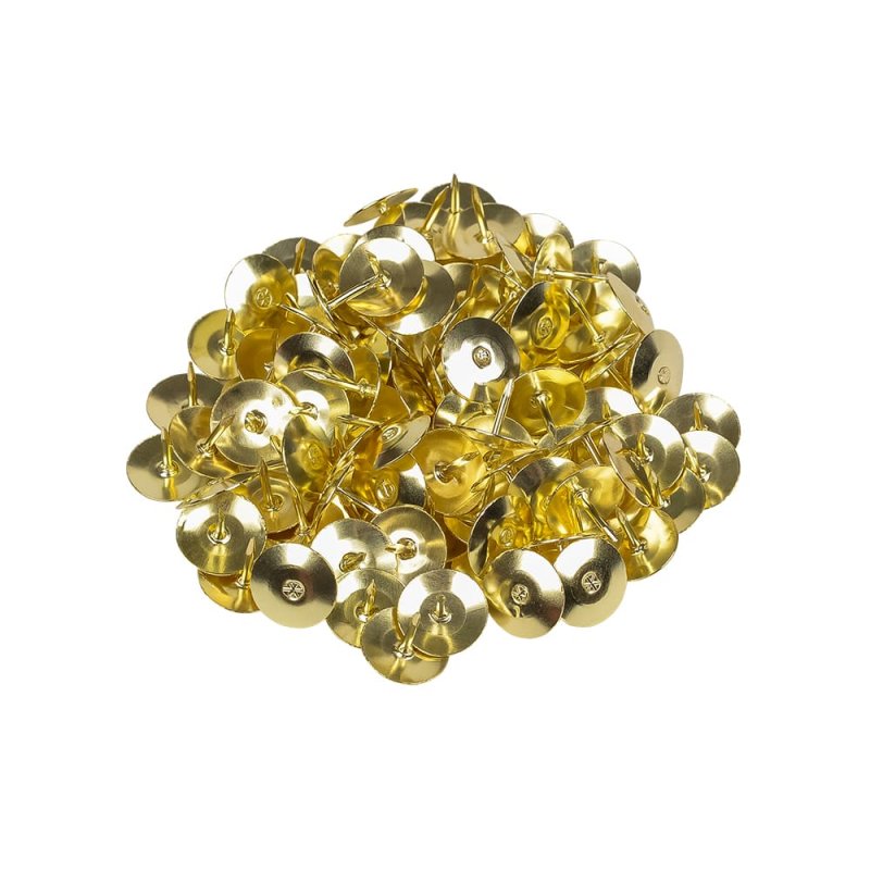 Кнопки канцелярские Maped, 10 мм, 100 шт, золотистый