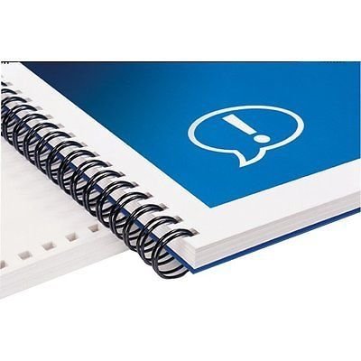 Пружины для перфопер. мет (21 отв) 08 мм черн 100 шт