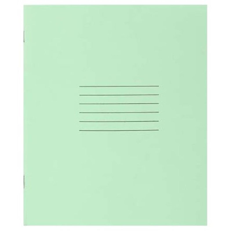 Тетрадь А5, 18 листов, клетка, зеленый