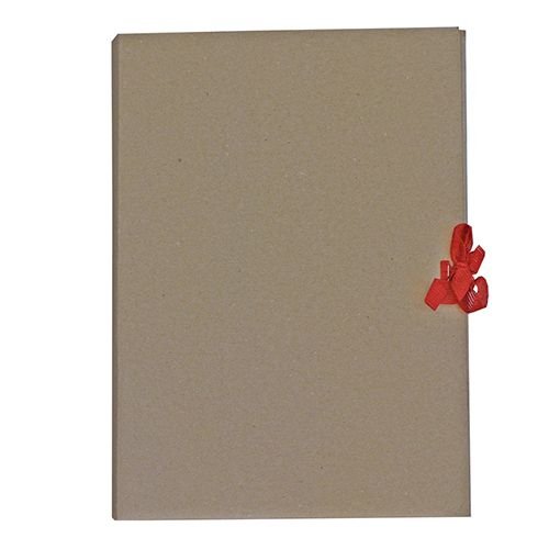 Папка-скоросшиватель с завязками, 50 мм, 4 завязки, крафт