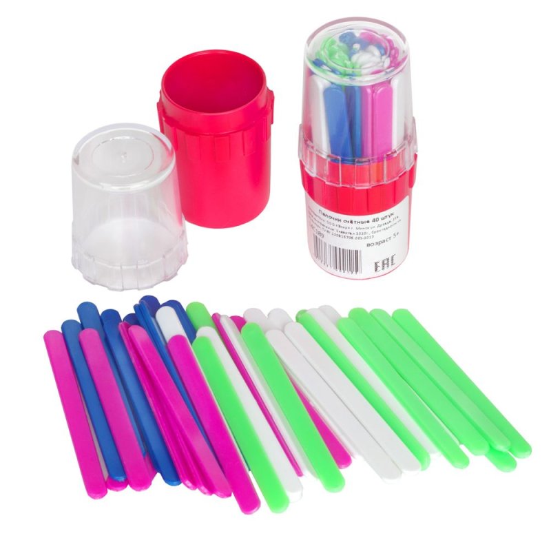 Счетные палочки в пенале