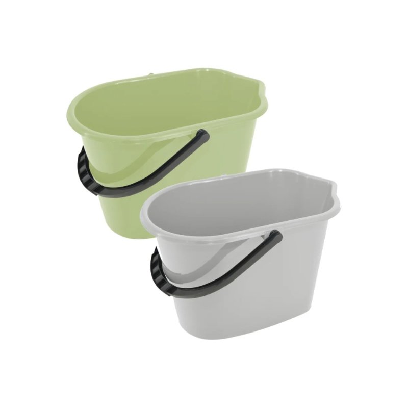 Ведро прямоугольное, 10 л, пластик, ассорти