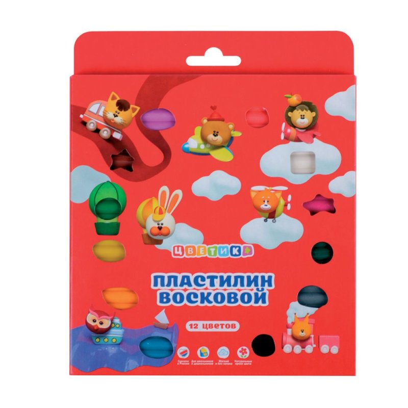 Пластилин восковой 