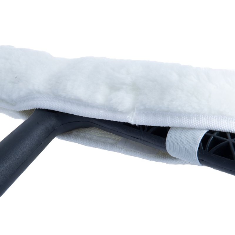 Держатель для насадки для мытья окон с шубкой 35см