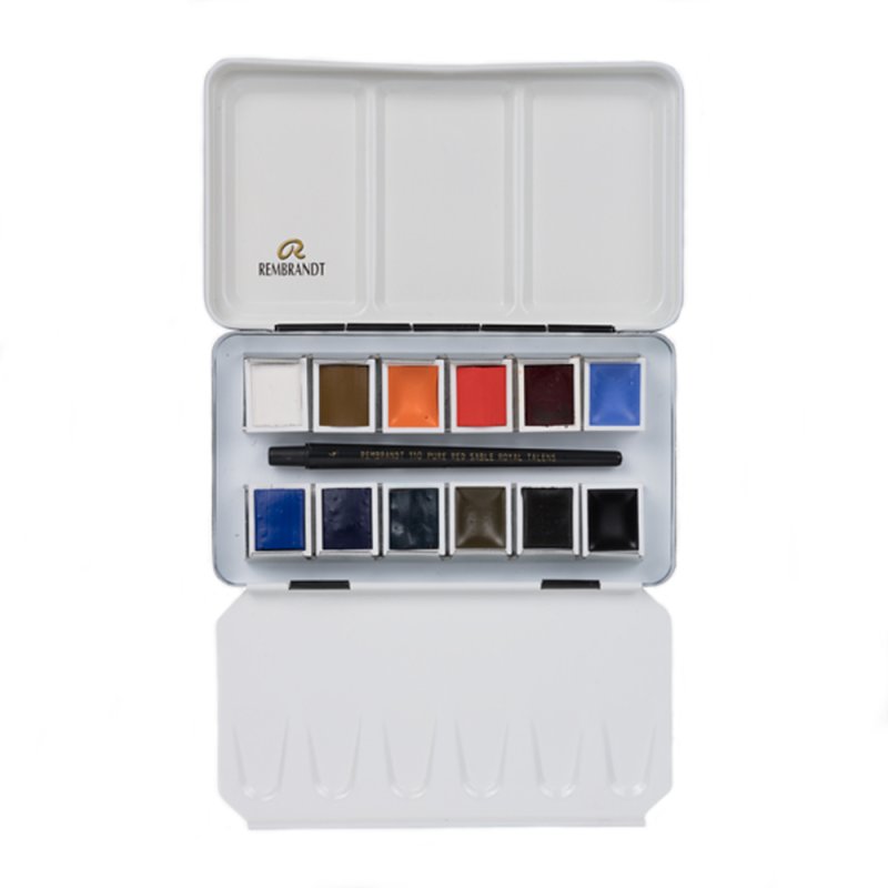 Набор красок акварельных пейзажных 