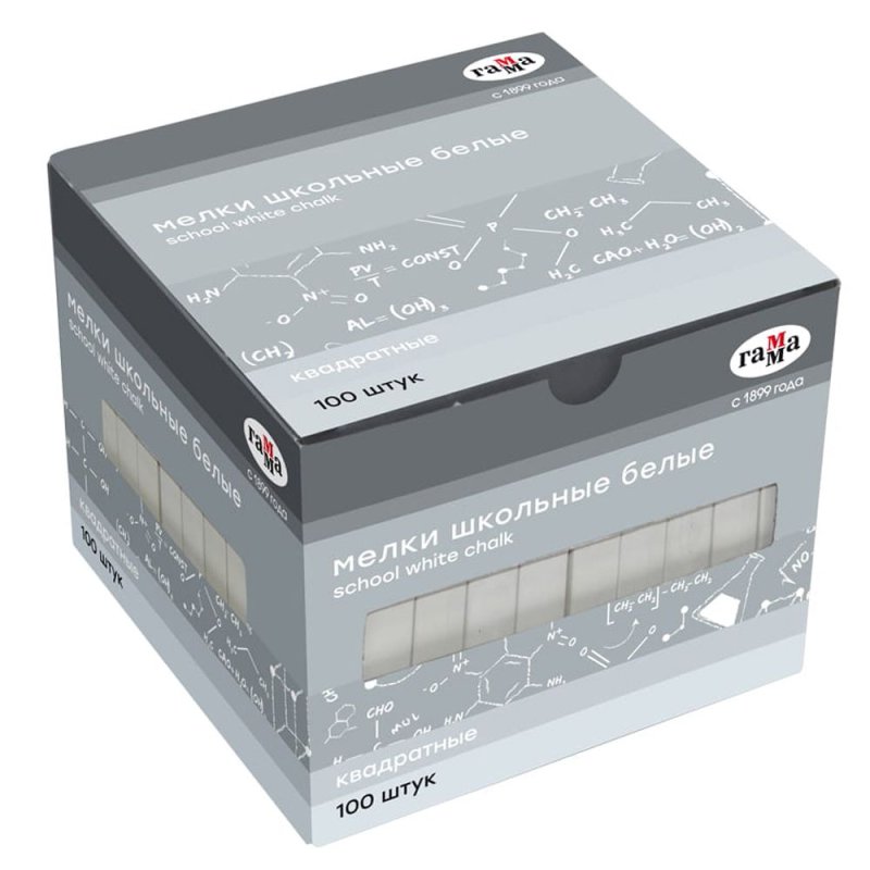 Мелки для доски квадратные 