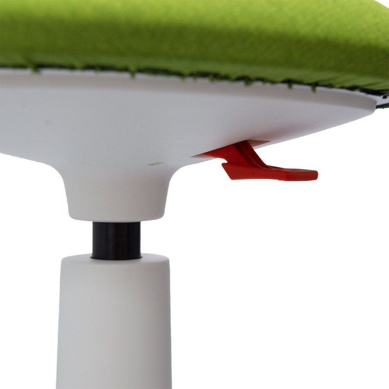 Стул для активного сиденья Cloud, пластик, белый, зеленый