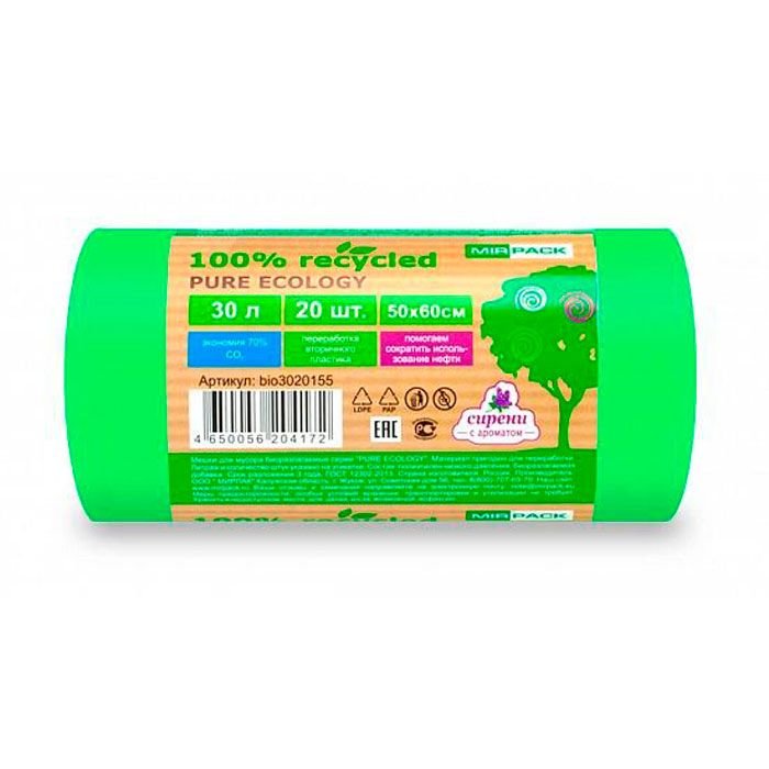 Мешки для мусора ПНД Mirpack 