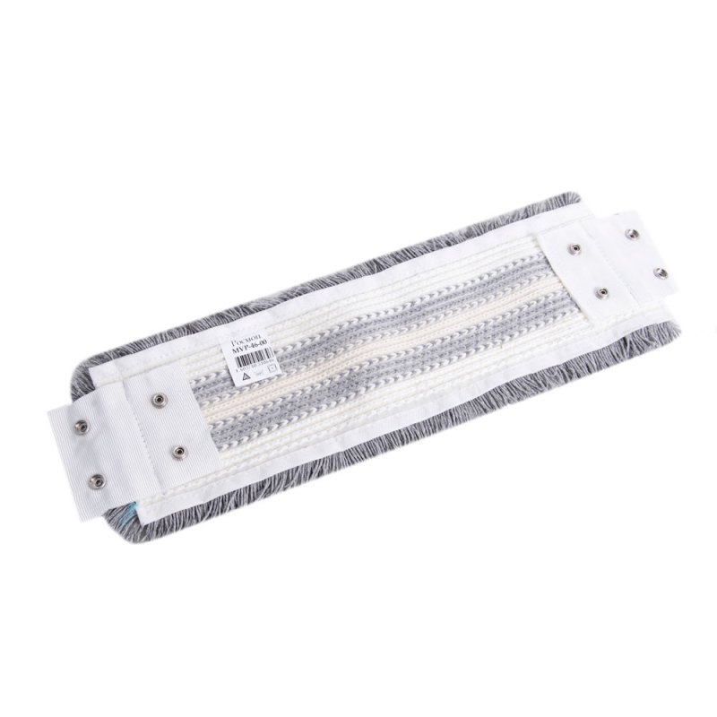 Насадка для плоской швабры комбинированная, 46x11 см, языки-кнопки