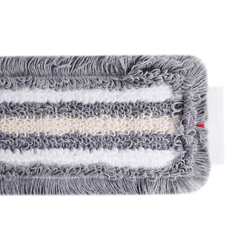 Насадка для плоской швабры комбинированная, 46x11 см, языки-кнопки