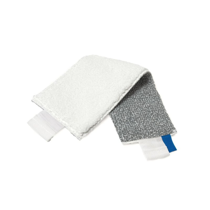 Насадка для плоской швабры комбинированная двусторонняя, 40 см, языки Q