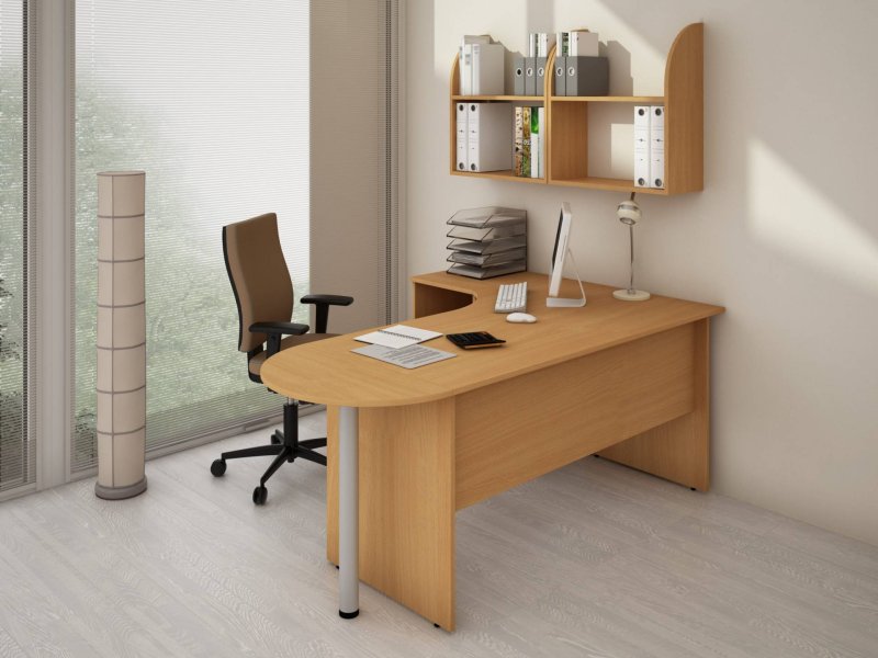 Коллекция Столица подставка под монитор С-660, 450х450х118 мм, бук