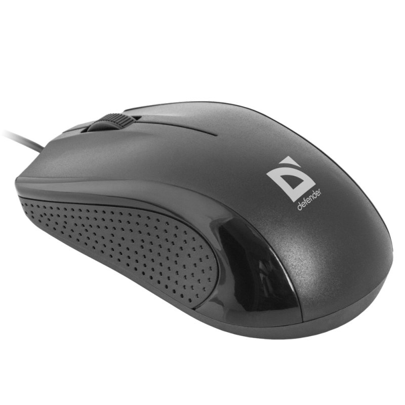 Мышь Defender Optimum MB-160, проводная, 1000 dpi, 3 кнопки, черный