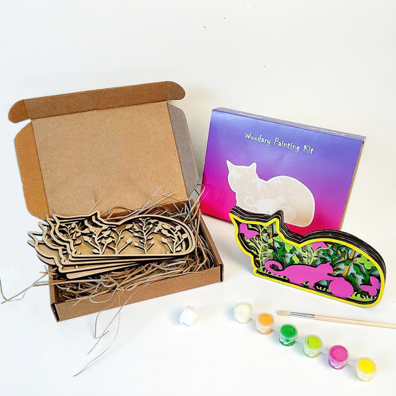 Деревянный набор для раскрашивания 