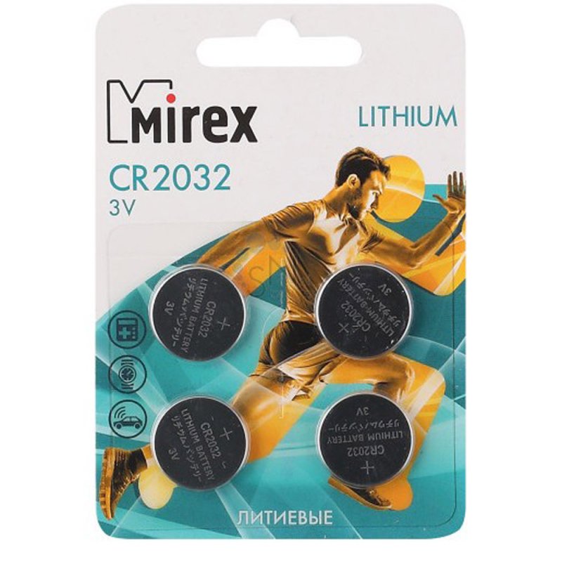 Батарейки литиевые дисковые Mirex 
