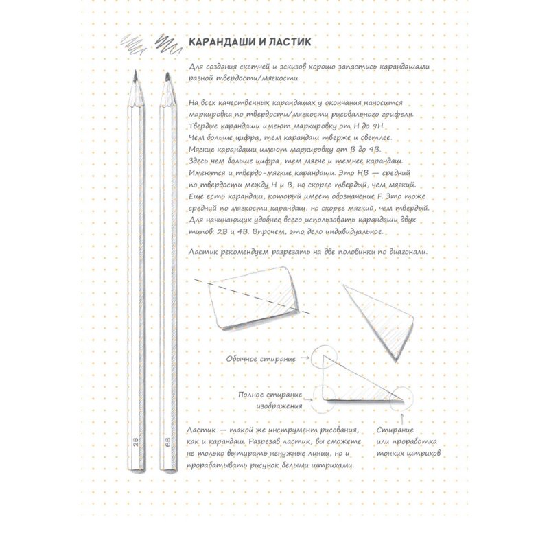Скетчбук с уроками внутри 