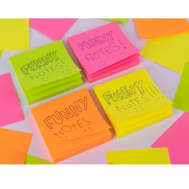 Бумага для заметок на клейкой основе 
