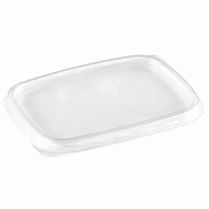 Крышка пластиковая для контейнера для салата, 500 мл, 175x130x13.5 мм, 50 шт/упак