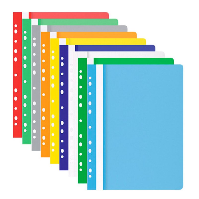 Папка-скоросшиватель с перфорацией 