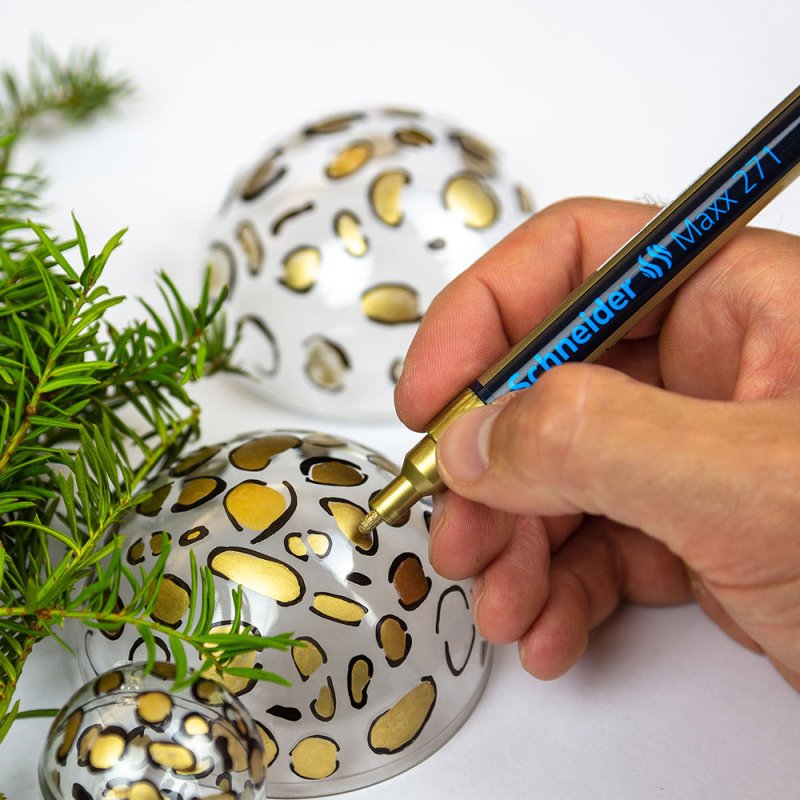 Маркер перманентный на нитрокраске 