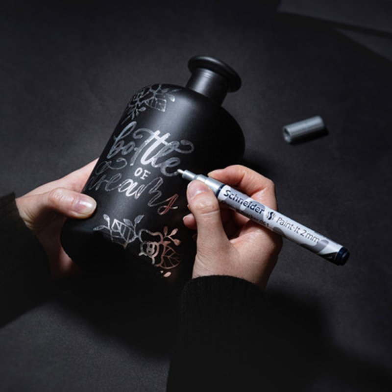 Маркер жидкий хром 