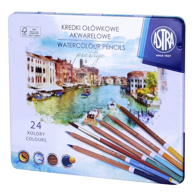 Набор цветных акварельных карандашей 