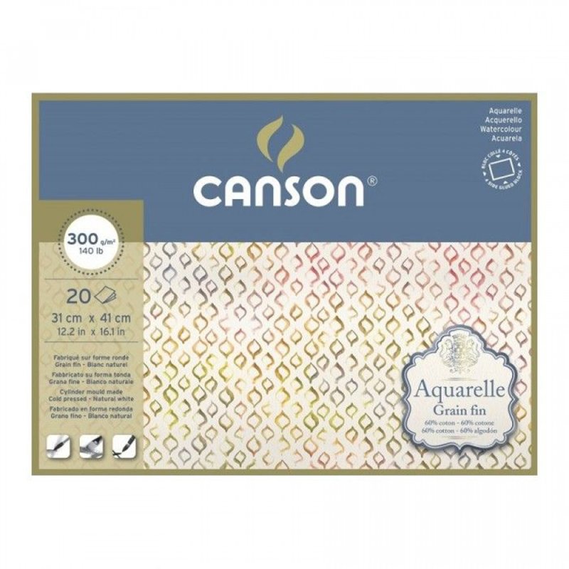 Блок-склейка бумаги для акварели 