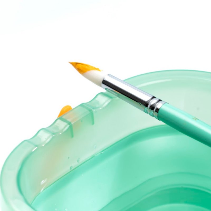 Складное ведерко для мытья кистей 