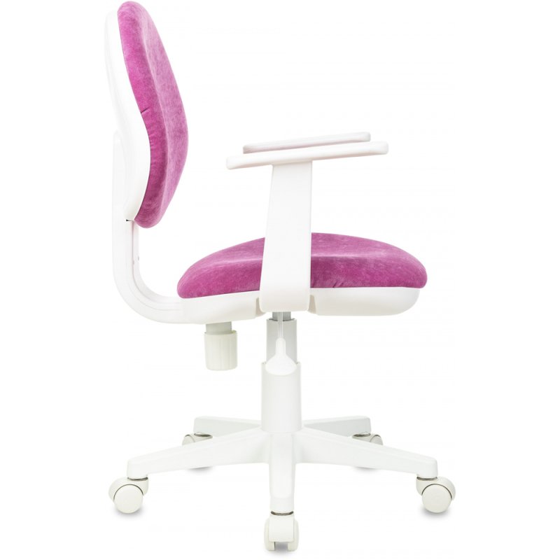 Кресло детское Бюрократ CH-W356AXSN/LT-15, ткань, пластик, малиновый