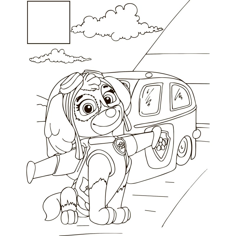 Раскраска с наклейками 