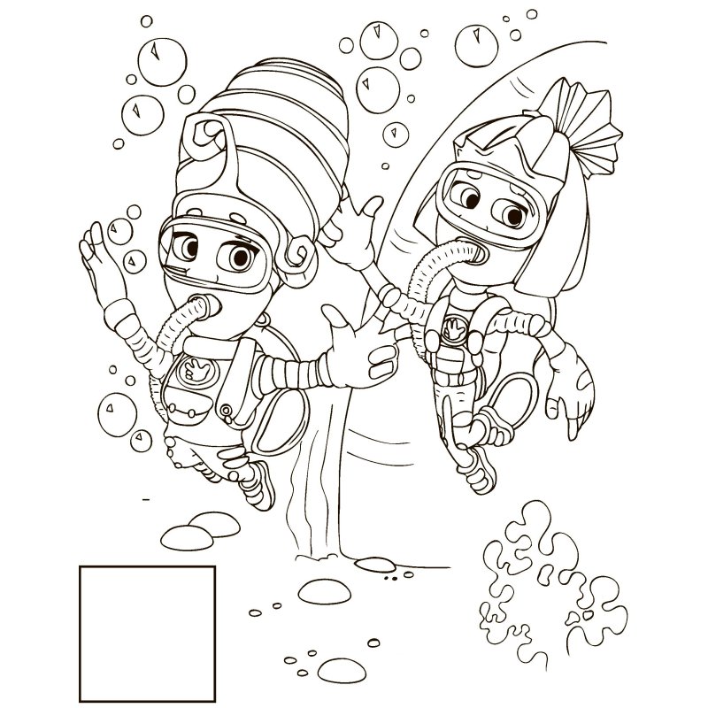 Раскраска с наклейками 