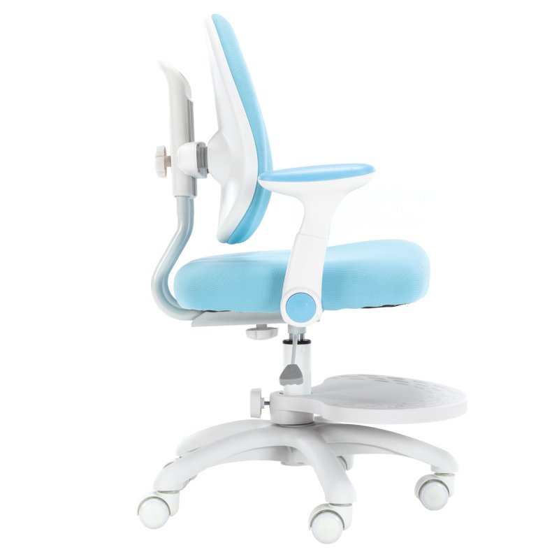 Кресло детское Everprof Kids 104, ткань, пластик, голубой