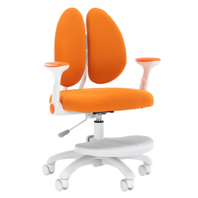 Кресло детское Everprof Kids 104, ткань, пластик, оранжевый