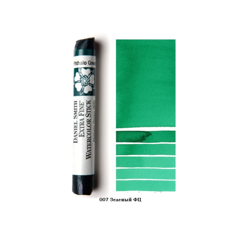 Стик акварельный Daniel Smith, зеленый ФЦ, 12 мл