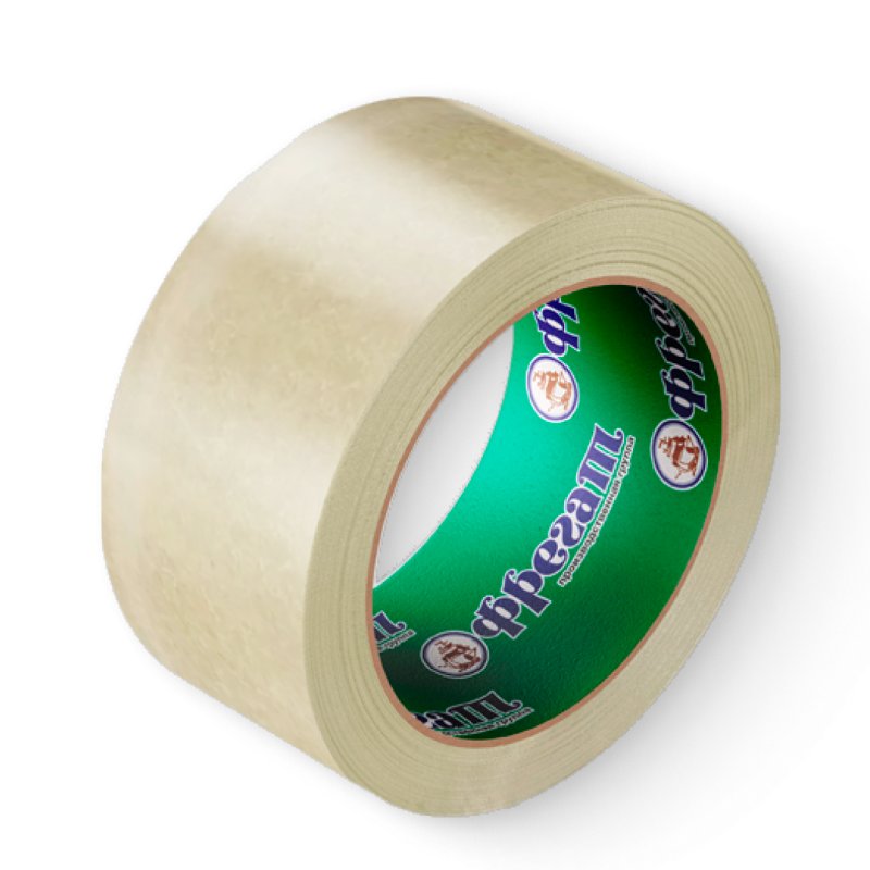 Клейкая лента упаковочная прозрачная, 48x120 мм/м