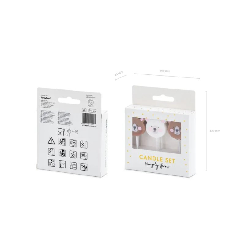 Набор свечей для торта 