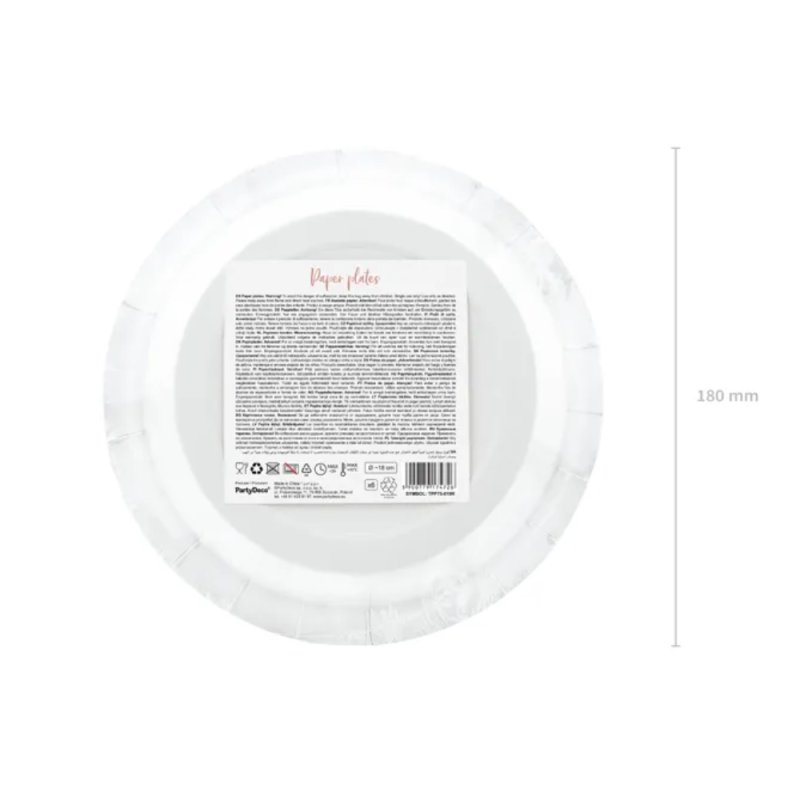 Тарелка бумажная 