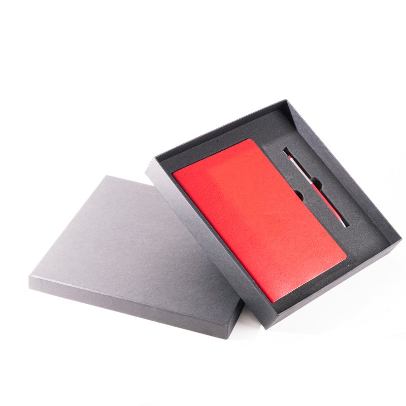 Набор подарочный (ежедневник недатированный Lotce, ручка шариковая автоматическая), черный