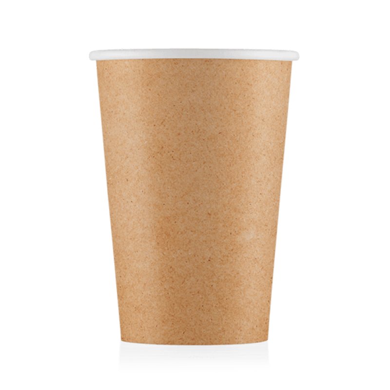 Стакан картонный Ecocups, 50 шт, 400 мл, крафт