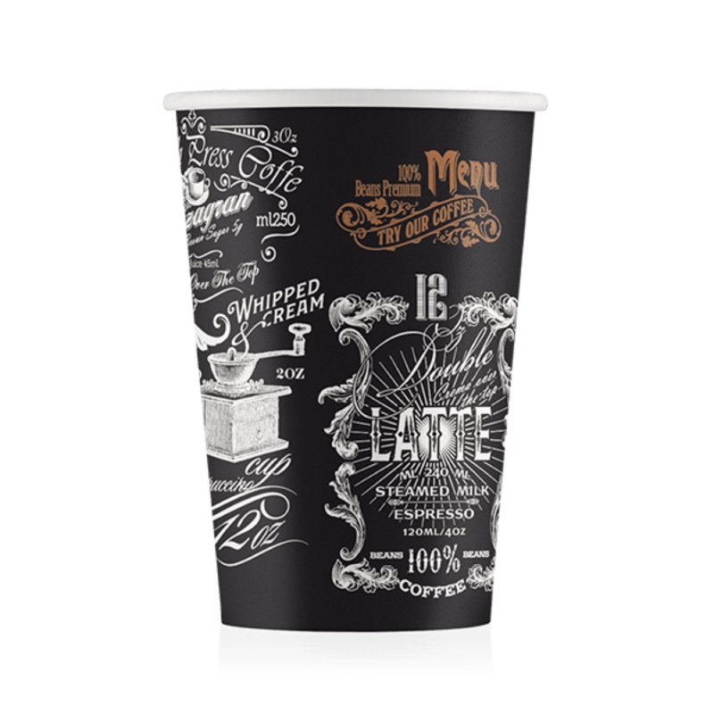 Стакан картонный Ecocups, 50 шт, 400 мл, Д-06