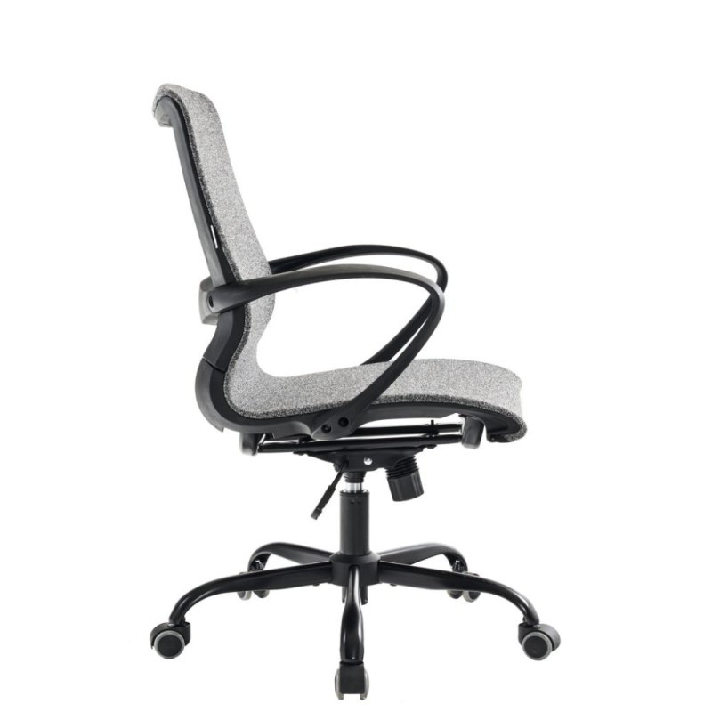 Кресло д/персонала EVERPROF Zero, ткань, металл, черный