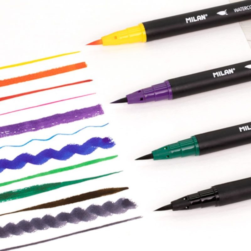 Фломастеры Milan, 12 шт
