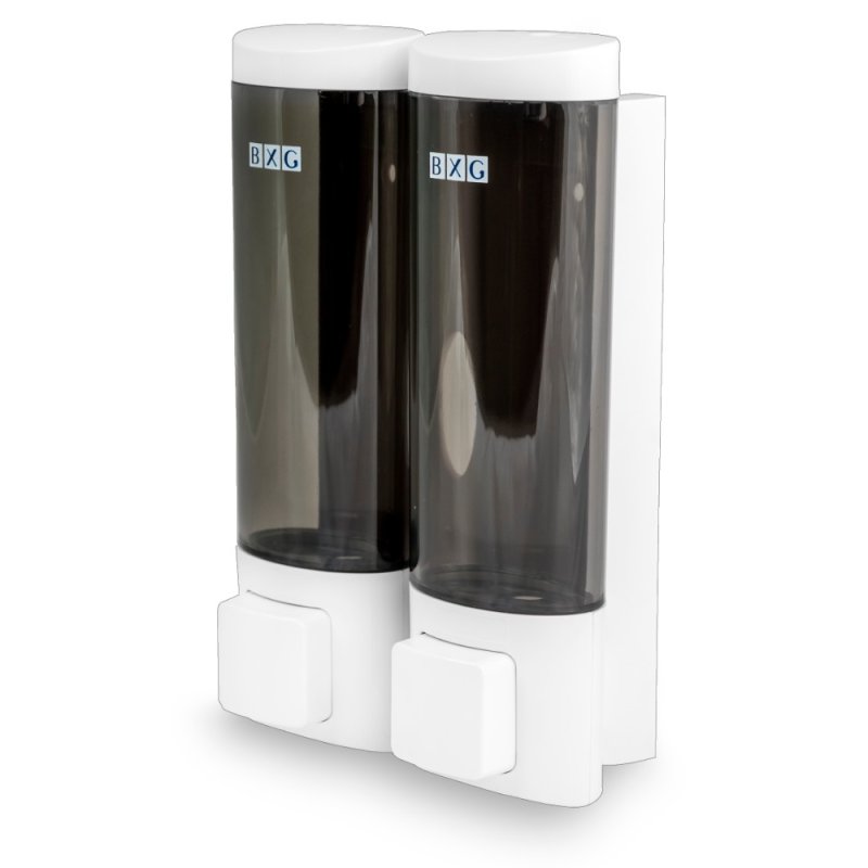 Диспенсер двойной для жидкого мыла BXG 